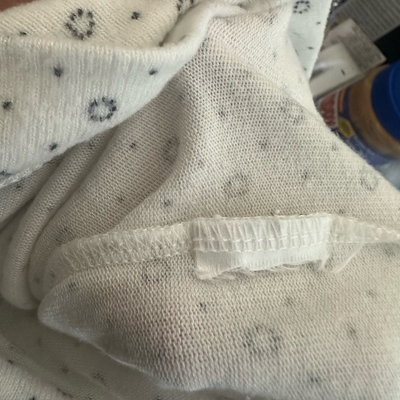 Lucky Brand White and Black Patterned Top - Picture 4 of 4